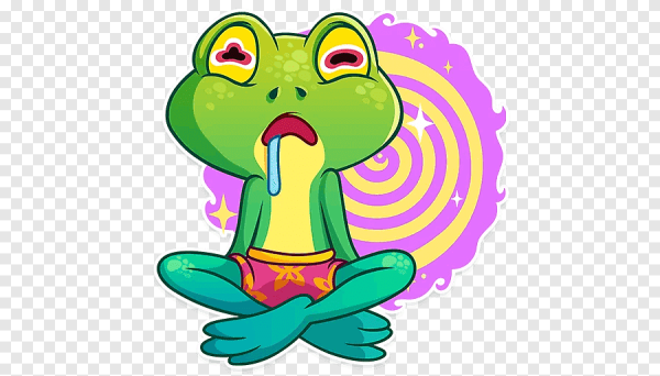 Стикеры лягушка