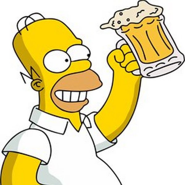 Гомер симпсон с пивом