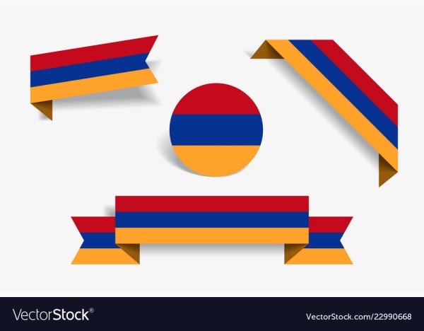 Армянский флаг стикер