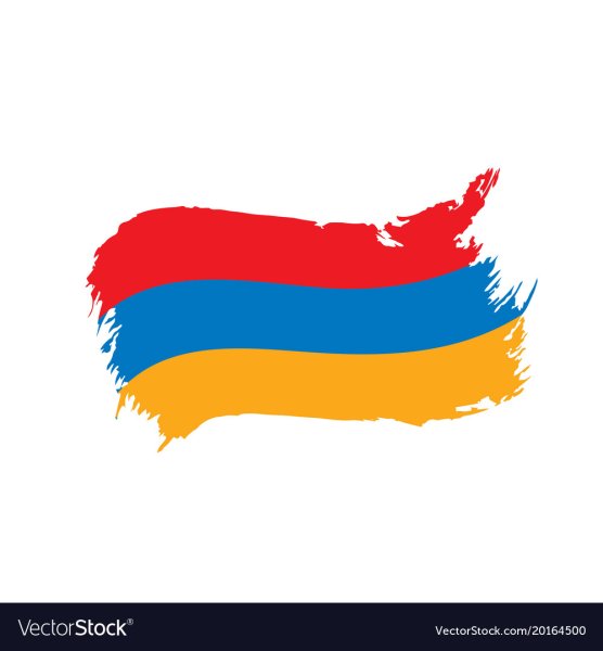 Мазки краски флаг Армении