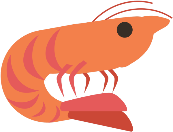 Креветки мультяшные