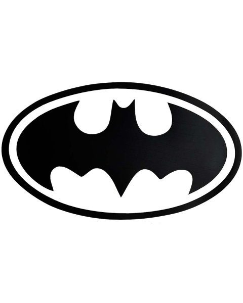 Нарисовать эмблему Бэтмена