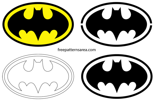 Трафарет Бэтмена