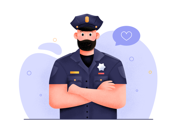 Милиционер иконка