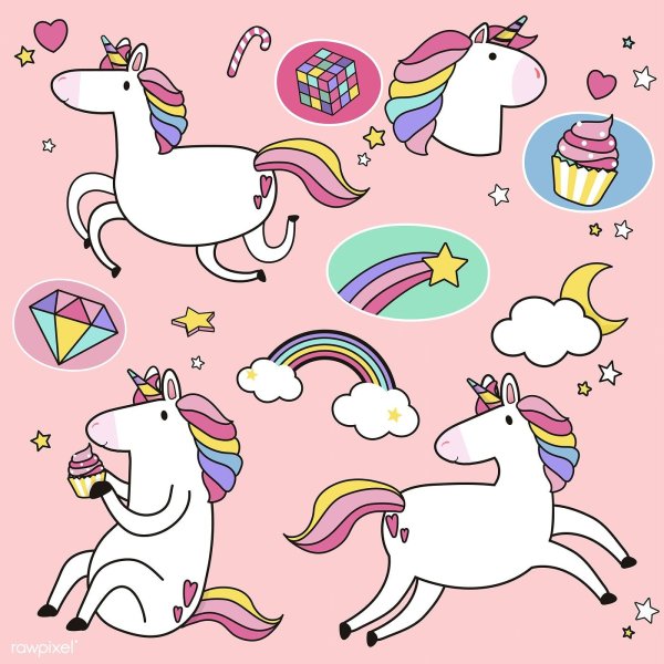 Единорожки много