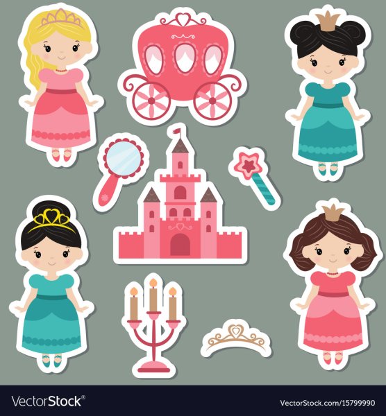 Стоковая Векторная Графика принцесса