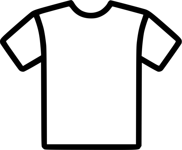 Футболка схематичное изображение