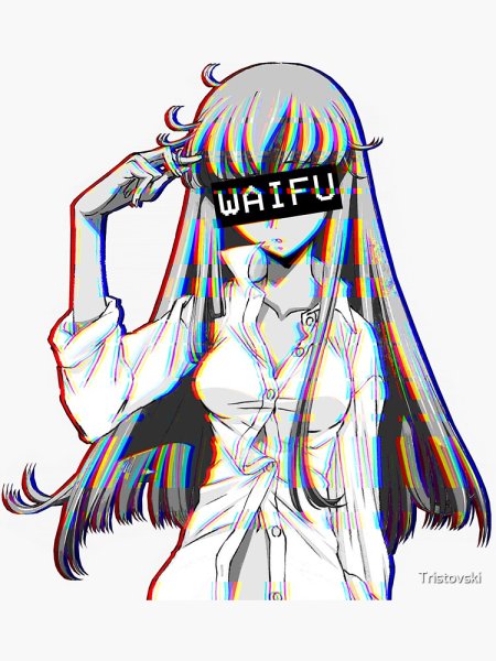 Waifu наклейки