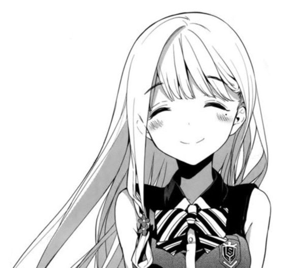 Аниме чёрно белое