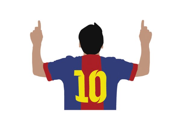 Футбольный стике Месси