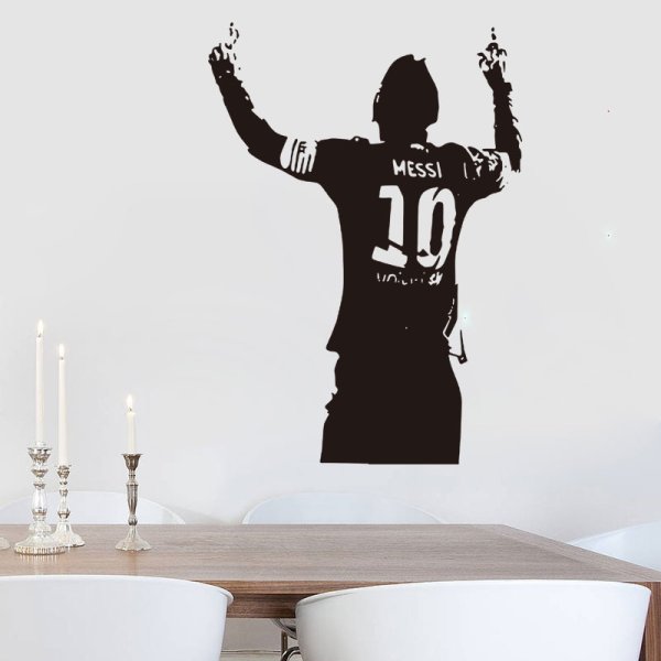 Силуэт футболиста Месси