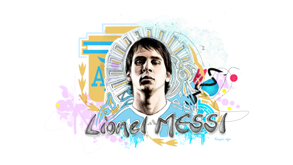 Наклейка (стикер) Месси