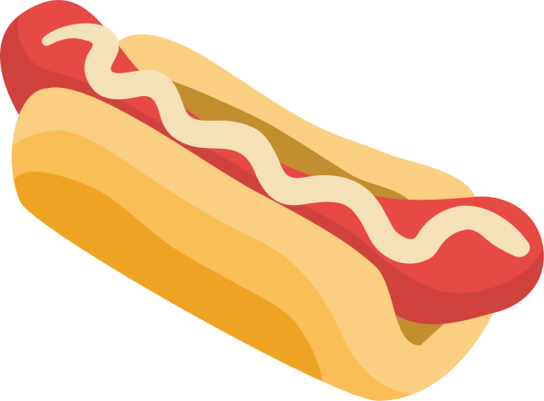 Стикеры булочки для хот догов