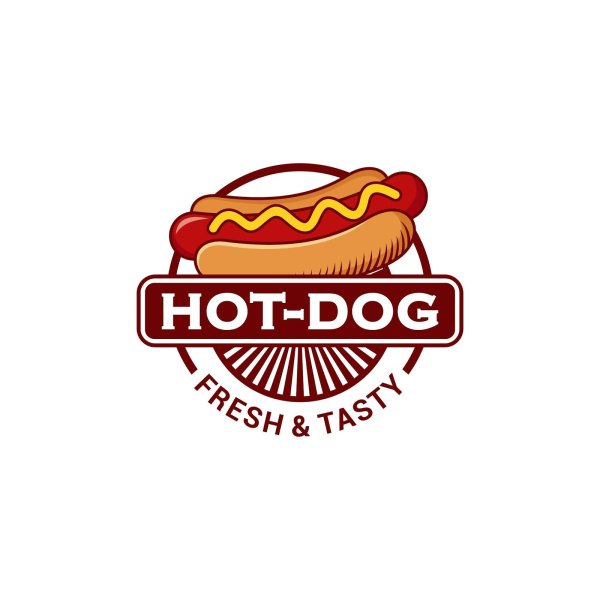 Хот дог надпись