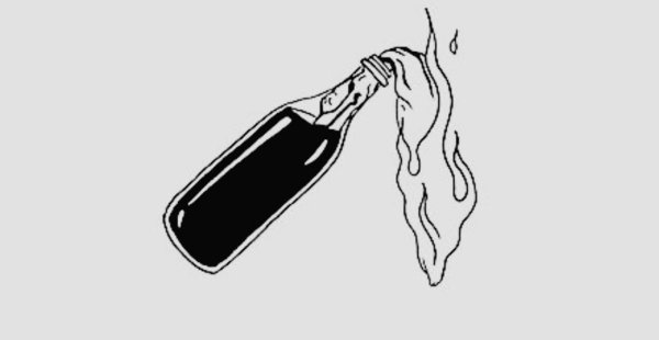 Татуировка коктейль Молотова