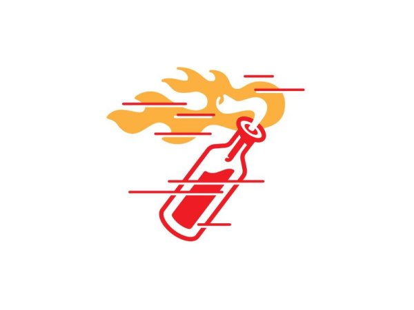 Коктейль Молотова логотип