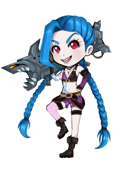 Аркейн Джинкс Стикеры