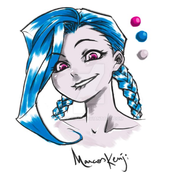 Джинкс лига легенд Чиби