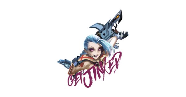 Стикеры лига легенд Джинкс