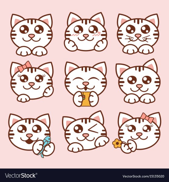 Милые котики иконки
