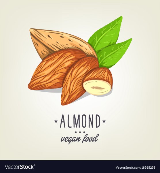 Миндаль мультяшный