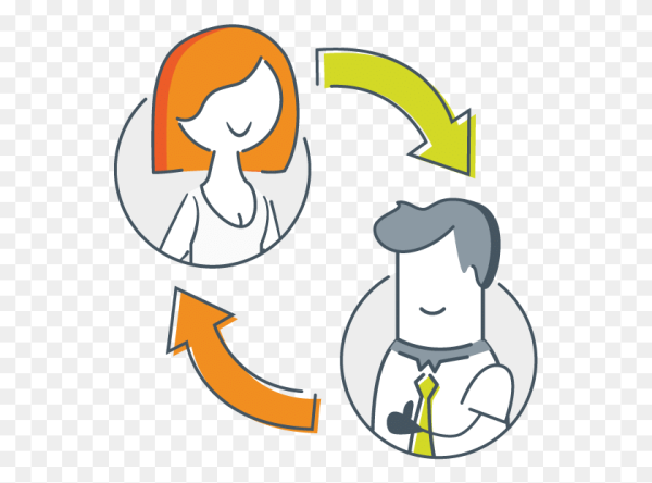 Векторные иллюстрации обратной связи