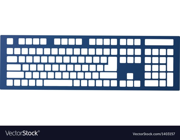 Клавиатура силуэт
