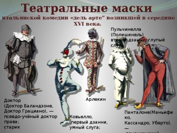 Ковьелло комедия дель арте