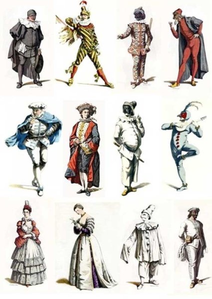 Комедия дель арте Капитан маска