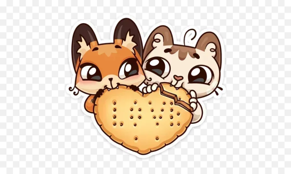 Стикеры ВК бисквит