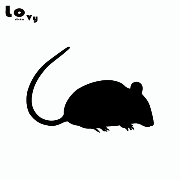 Мышь трафарет