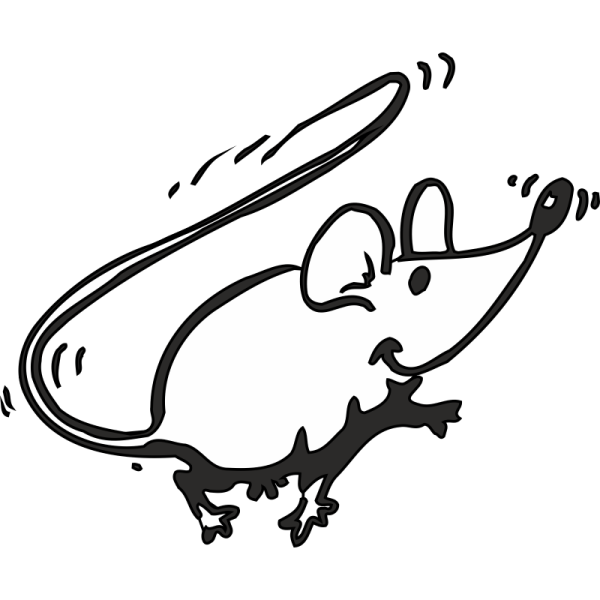 Трафарет мышки