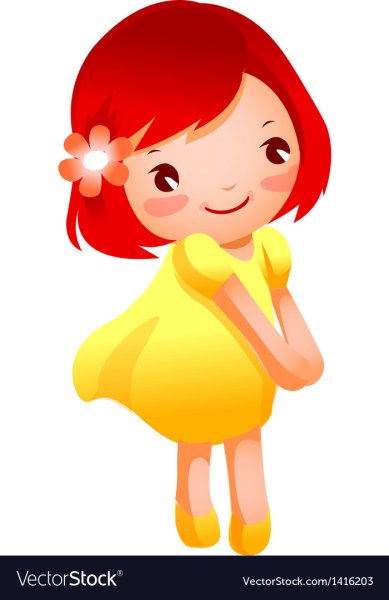 Застенчивая девочка