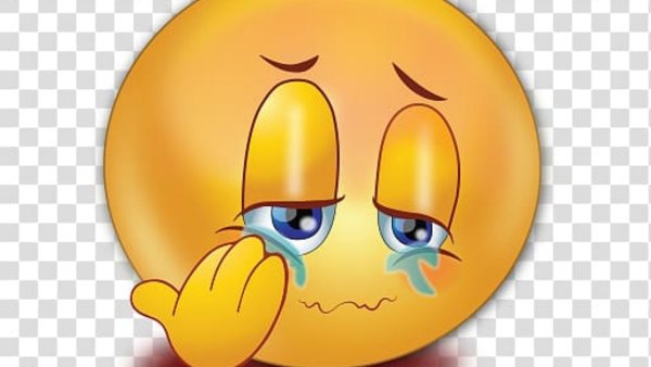 Смайлик плачет