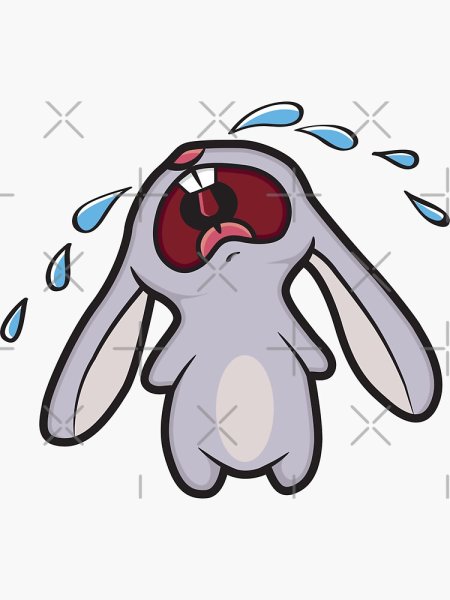 Стикер печалька