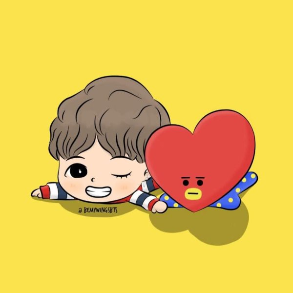 Тэхён и тата бт21