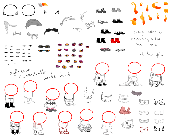 Тролли спрайты