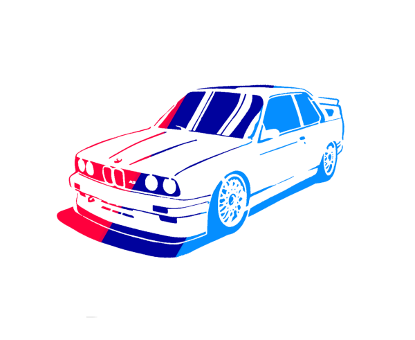 BMW m3 вектор
