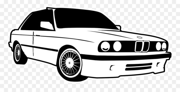 БМВ е34 силуэт