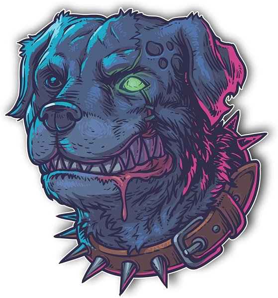 Бешеная собака vector