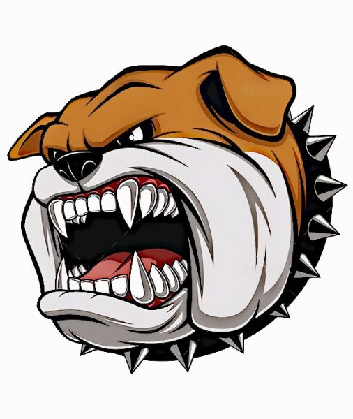 Злая собака вектор