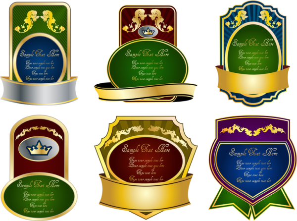 Наклейки. Формы