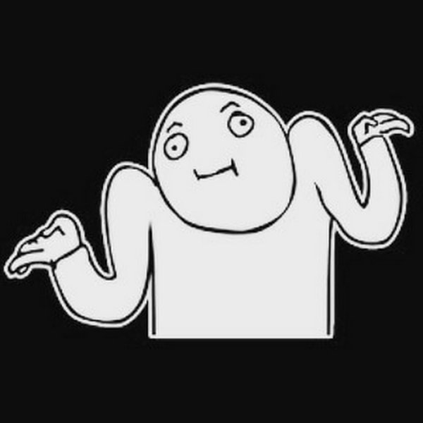 Мем пожал плечами