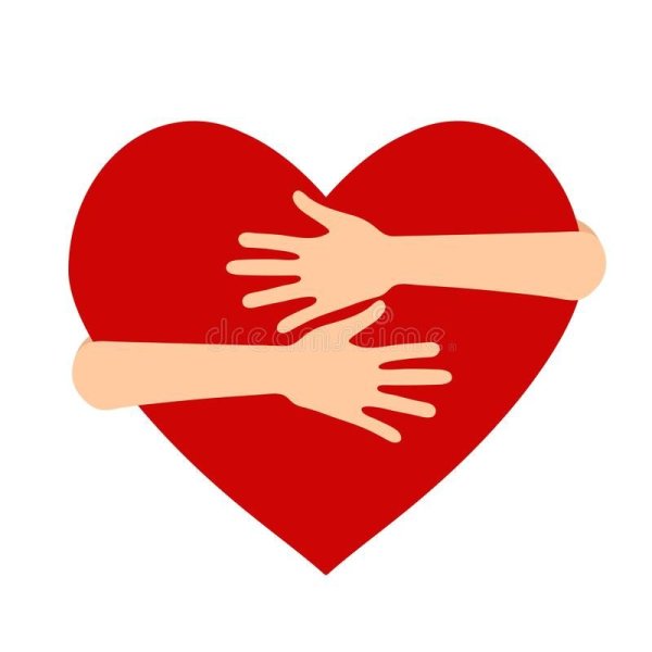 Сердечко объятия