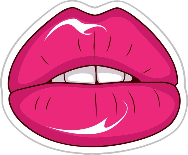 Нарисовать губы