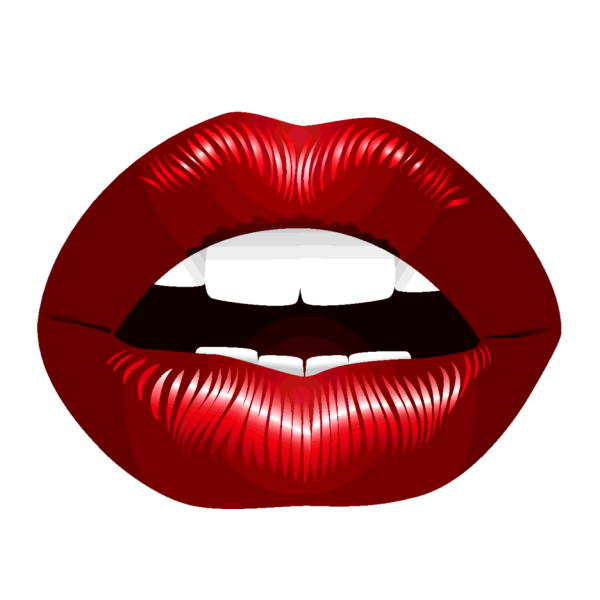 Наклейки губы