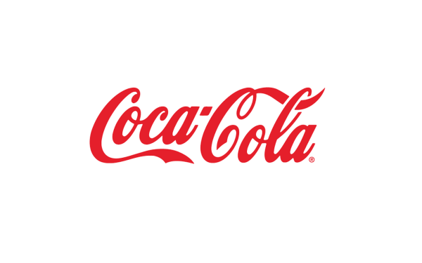 Логотип Coca Cola черно-белый
