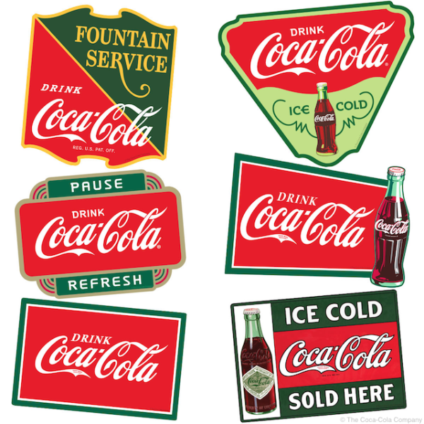 Стикеры Coca Cola