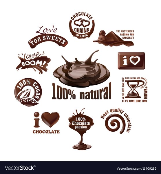 Шоколадная этикетка