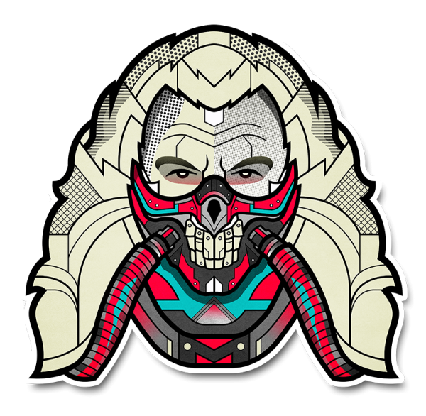 Брутальные наклейки